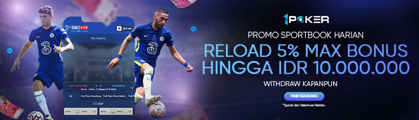 PROMO RELOAD SPORTSBOOK 5%	